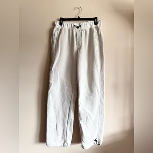 H&M bone white relaxed fit sweatpants (men’s small)